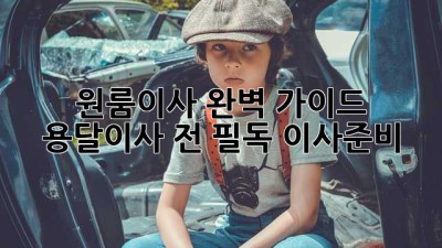 원룸이사 완벽 가이드 📦 용달이사 전 필독! #이사준비